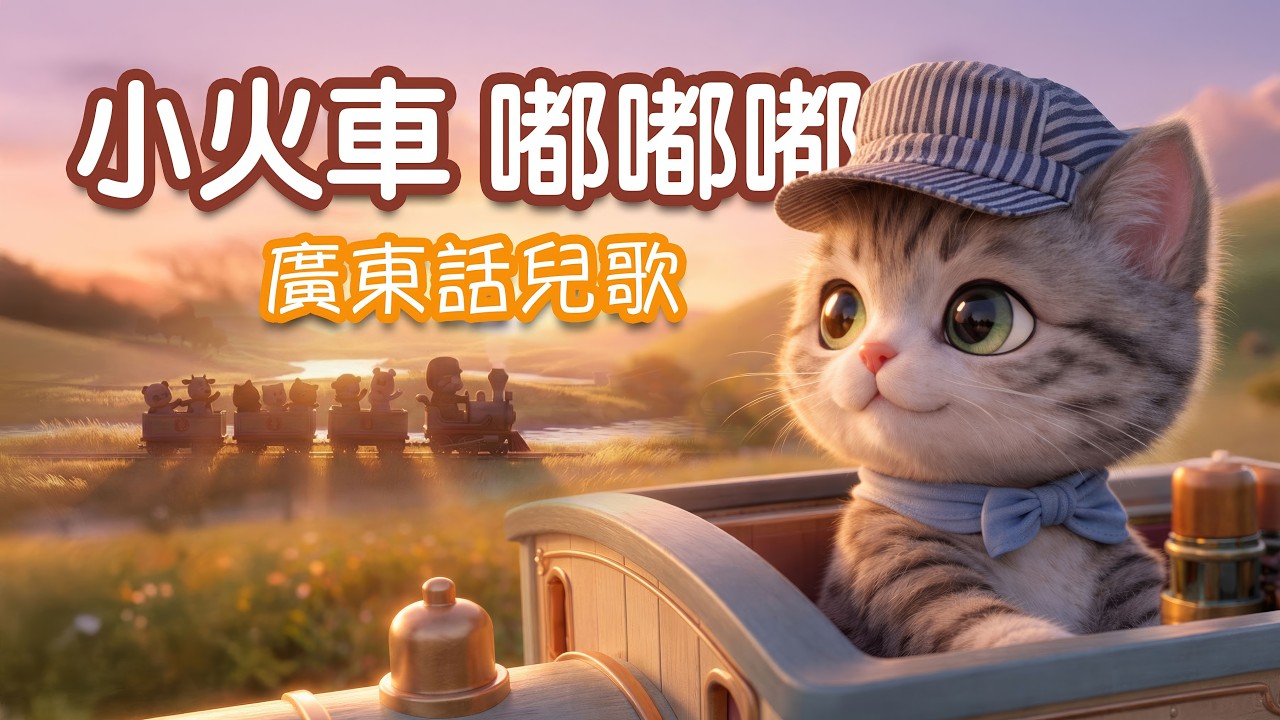 小火車 嘟嘟嘟｜廣東話兒歌｜Gigo 豬糕齊齊唱