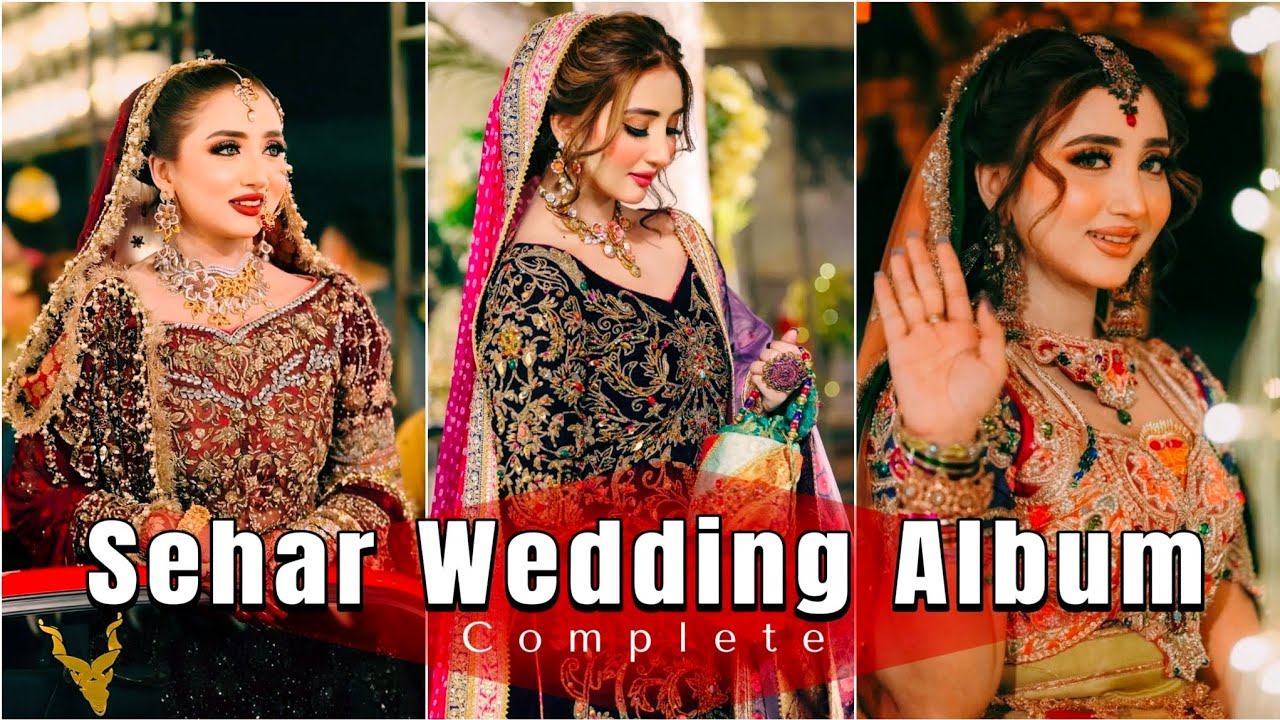 Sehar Mirza Ki Shaadi Ki Beautiful Pictures 😍 | Sehar Mirza Wedding  Album | Enjoy Blossom |