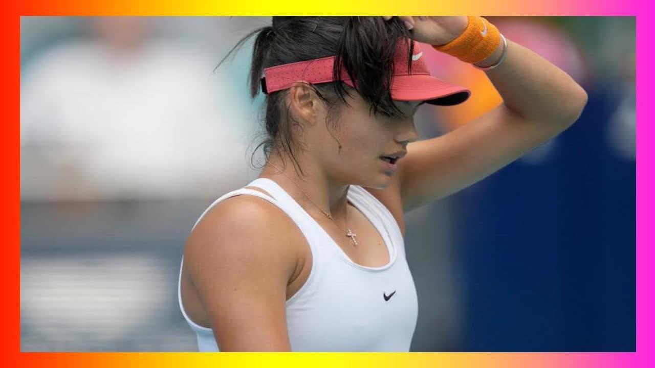 Criticized from all sides, Emma Răducanu burst into tears