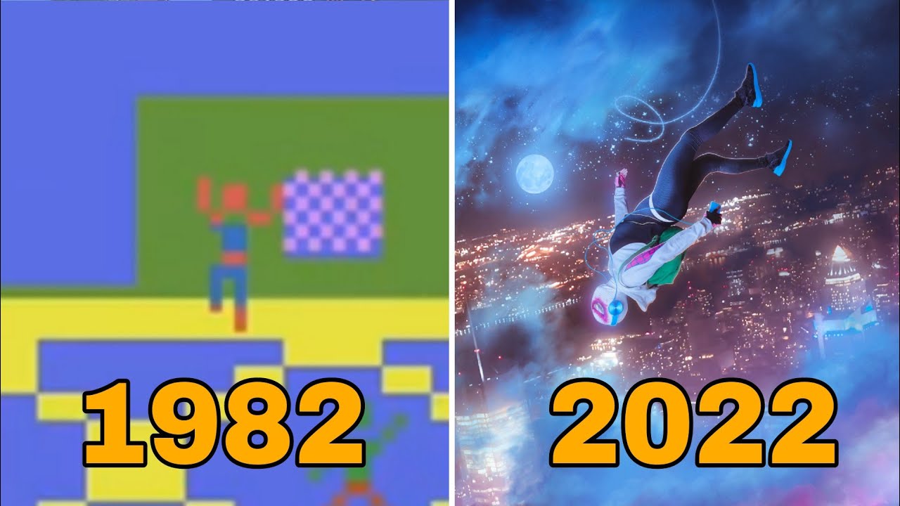 Evolution of Spider Man Game | 1982-2022 | Be A Gamer