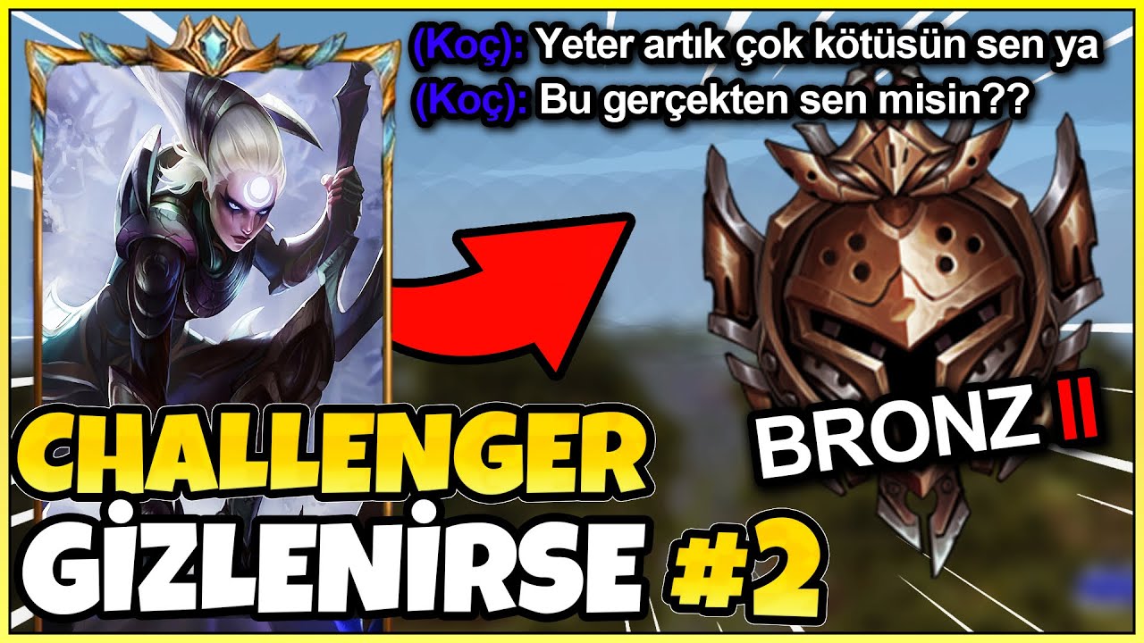 Koçluk Dersi Alıp Bronz Gibi Davrandım (Ama Challenger Olduğumu Bilmiyor) | KassadinsCreed
