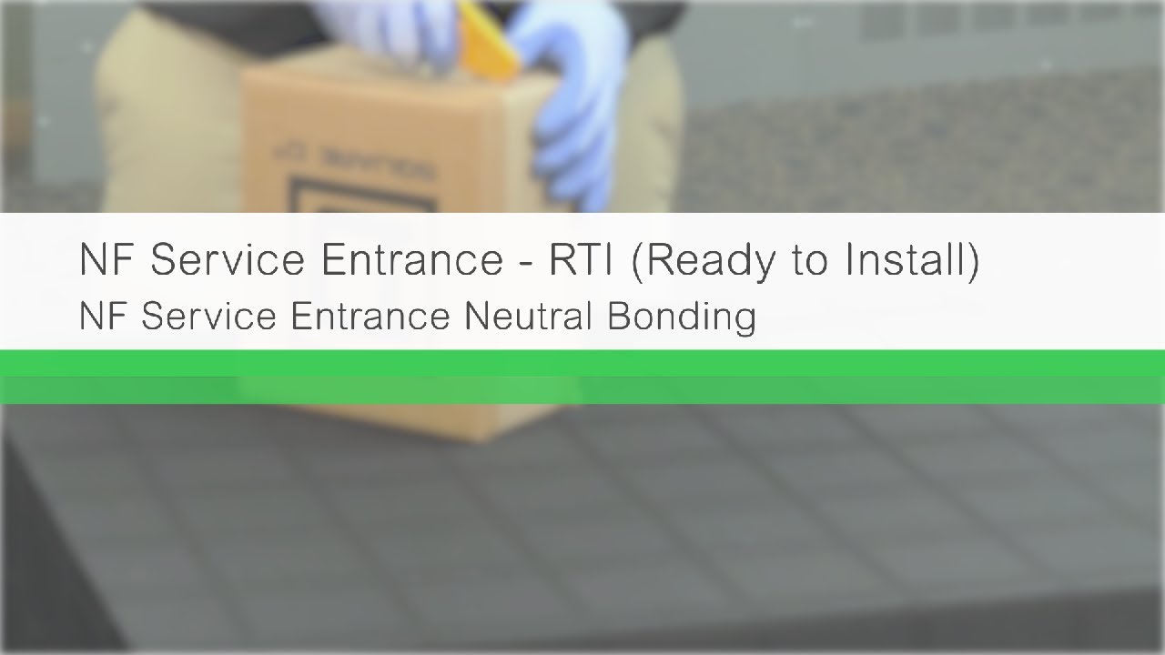 NF Service Entrance Neutral Bonding (1 of 1)