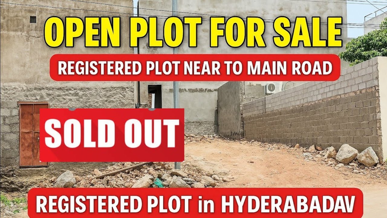 Open Plot For Sale || Registered Plot for sale in Hyderabad Near To Main Road