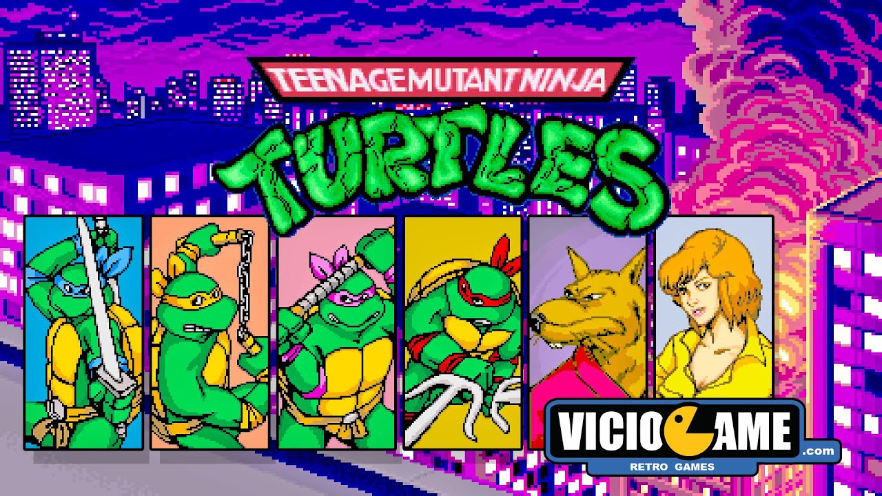🎮 Teenage Mutant Ninja Turtles (Arcade) Complete Gameplay