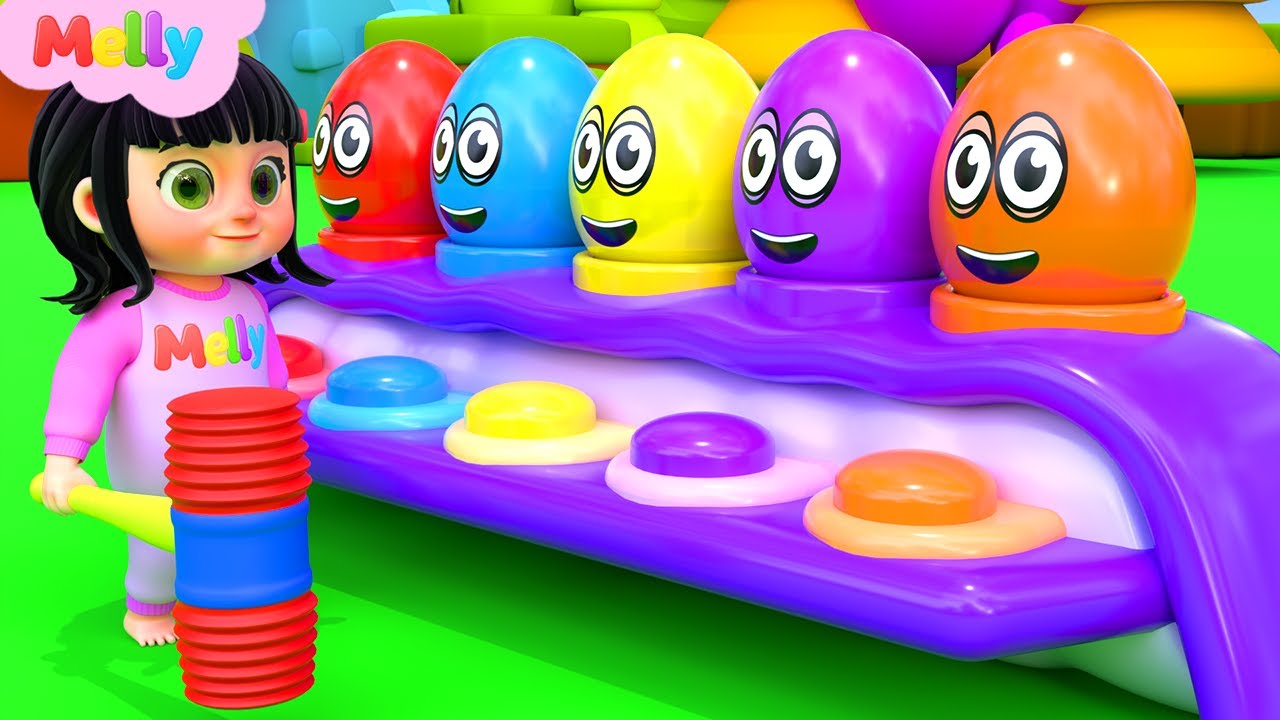 Surprise Eggs Kids Songs | Melly Nursery Rhymes & Kids Songs