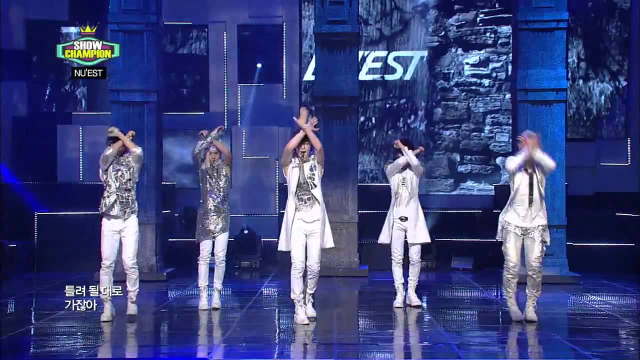 [PERF/HD] 120717 NU'EST - Not Over You & Action @ MBC Show Champion