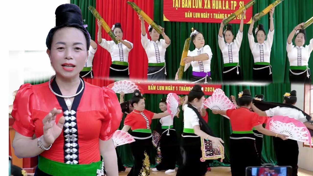 Chị Lèo Hóa Tổ Chức Giao Lưu Văn Nghệ Tại Bản Lun, Hua La, TP Sơn La