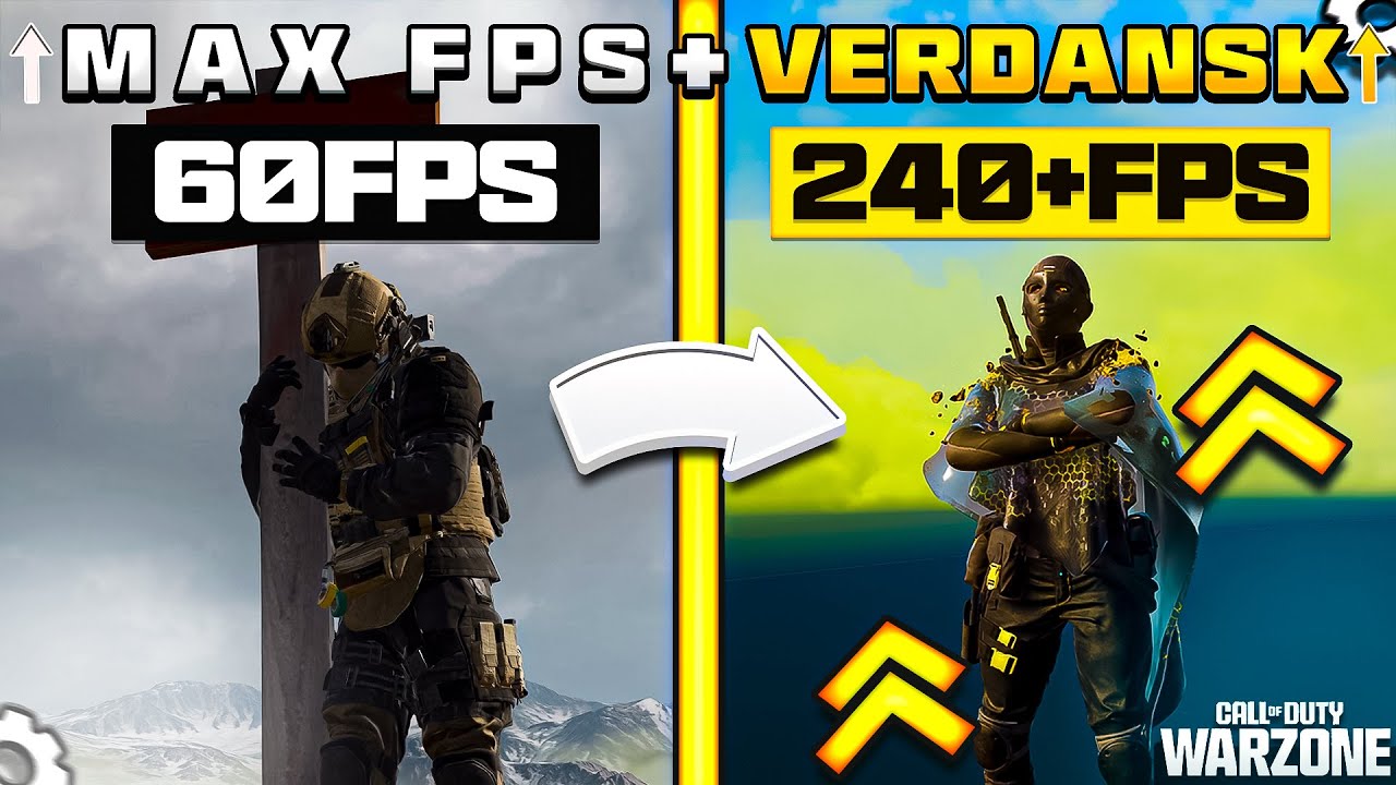 Quer o MAX de FPS em VERDANSK? Use essas CONFIGURAÇÕES no WARZONE! ⚙️