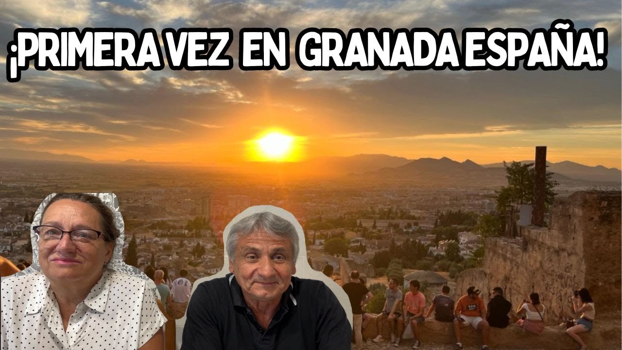 👨‍👩‍👧‍👦🪭Las emociones de mis padres en su primer viaje a España. Primera vez en Granada✈️🫶