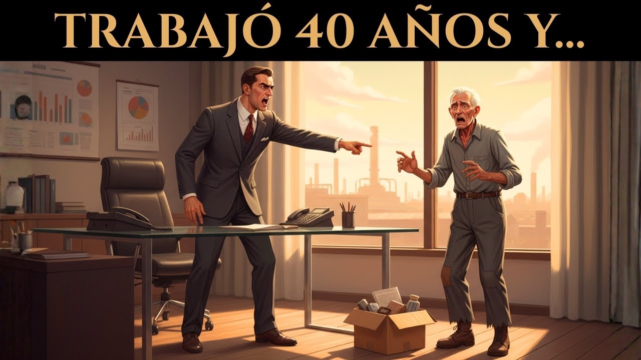 Trabajó 40 años con fidelidad absoluta. El hijo del patrón lo echó en un día. Pero lo que pasó... 😭👴
