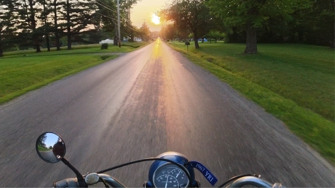 Running Errands on my 59 Year Old 2 Stroke