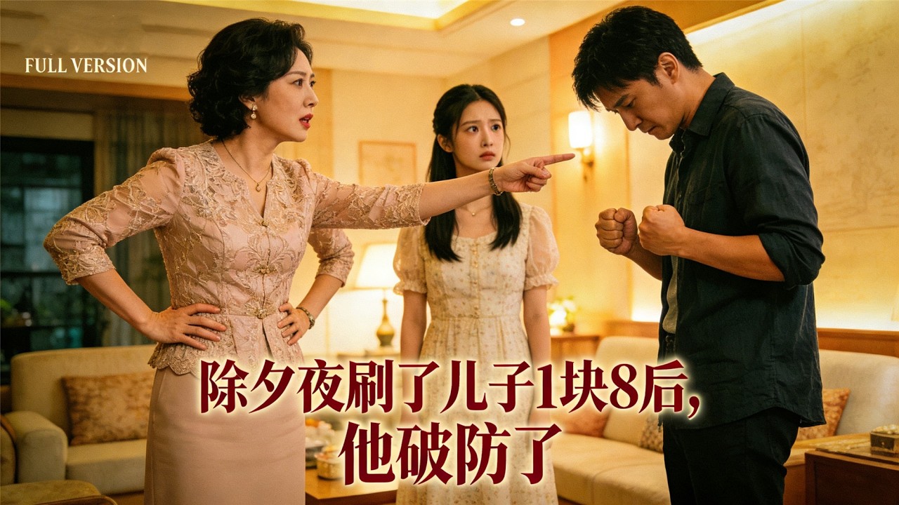 【FULL】55歲單親媽除夕刷1.8元亲密付，遭兒子公開污蔑，解綁房貸重拾廚神風采 #除夕夜刷了儿子1块8后，他破防了 #短劇 #母親覺醒 #親情戳心 #付出型母親 #逆襲成長 #單親媽媽 #廚神逆襲