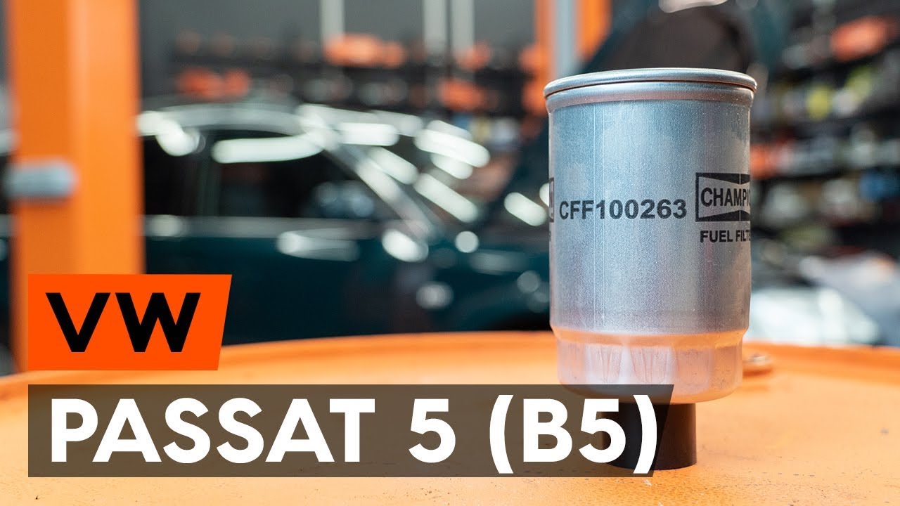 Kako zamenjati filter goriva na VW PASSAT 5 (B5) [VODIČ AUTODOC]