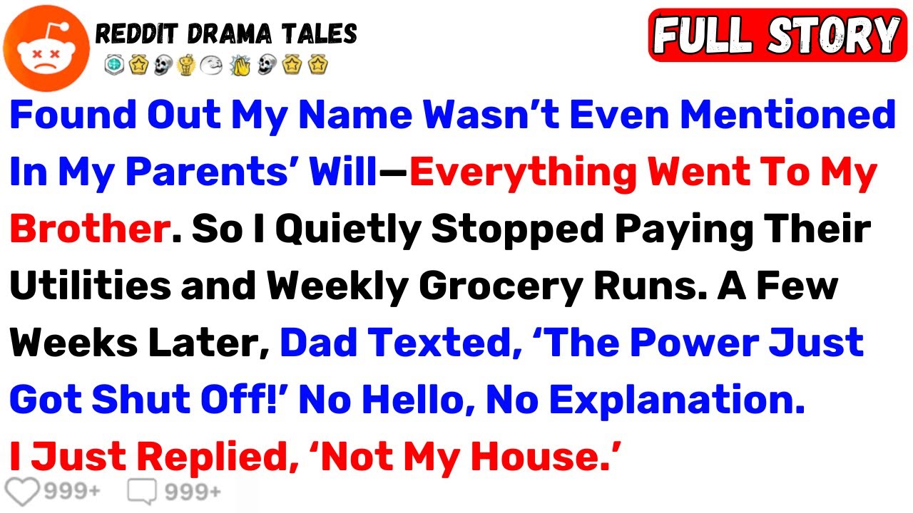 Found Out My Name Wasn’t Even Mentioned In My Parents’ Will—Everything Went... - Best Reddit Stories