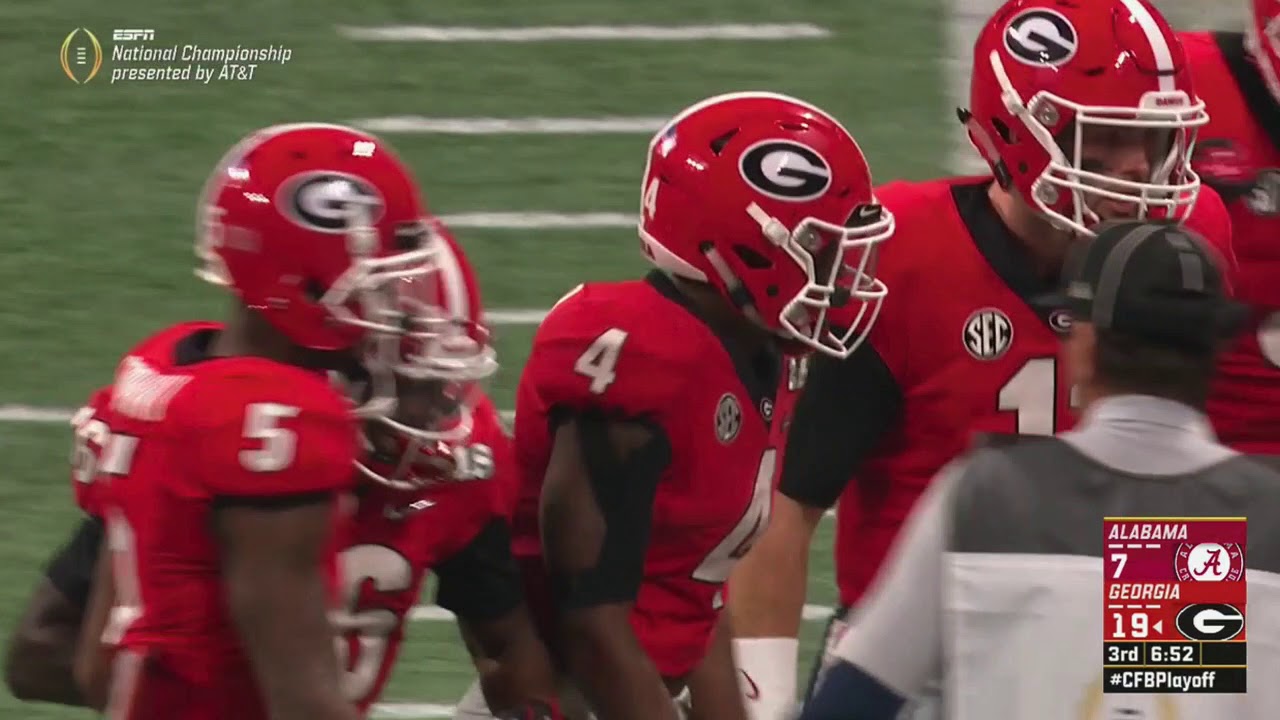 Mecole Hardman 80 Yard TD Catch vs. Alabama | 2018 CFB National Championship Highlights