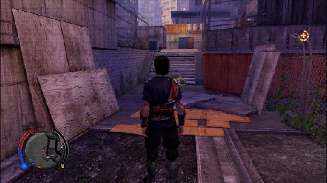 SLEEPING DOGS: Fighting in a Lighting Warrior Gi but couldn't Bring Sword PS4 on PS5 in VHS filter