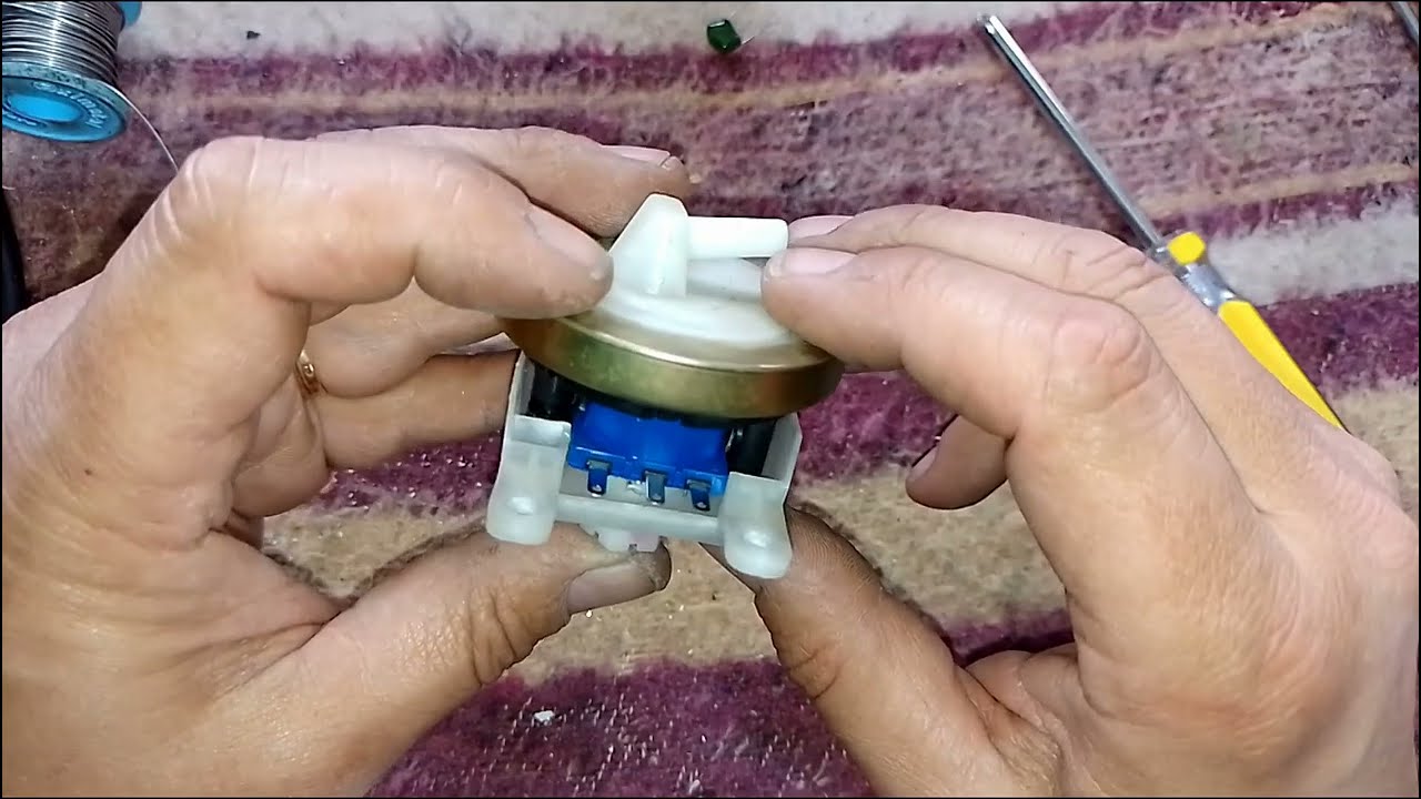como reparar un presostato electronico de lavarropas 1ra parte