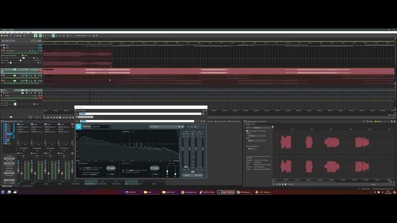 Gain Staging in Acid Pro