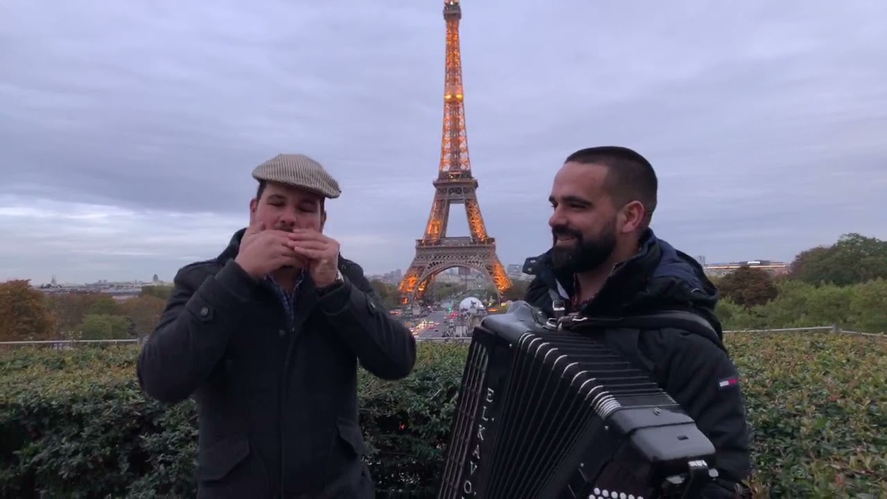 Medley Alentejano  (realejo de boca e acorde&atilde;o) em Paris - Algarvie Marafade e Laginha no ano  2019