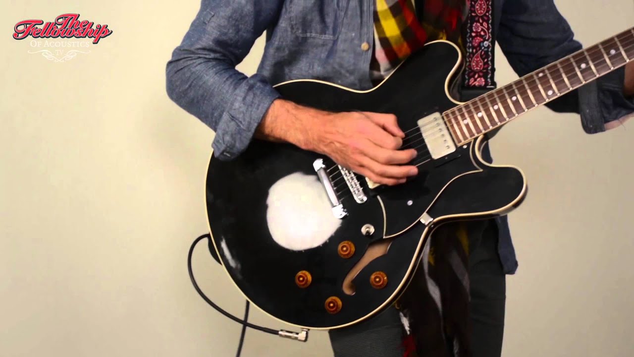 Heritage H-535 flame top, transluscent black at The Fellowship of Acoustics