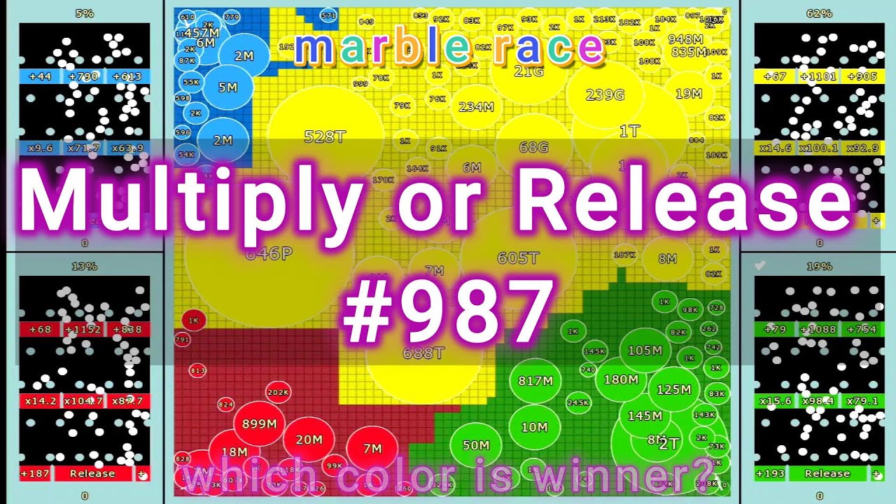 Multiply or Release #987   Marble Race