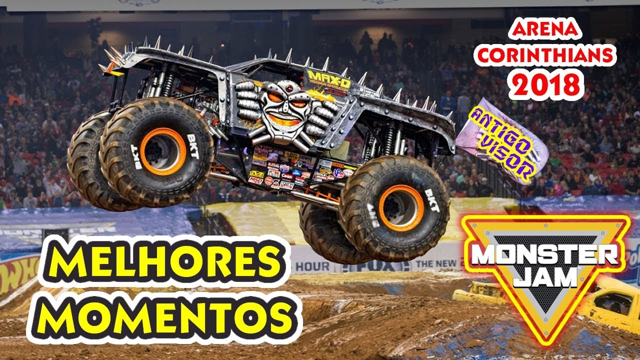 Monster Jam Brasil 2018 - Arena Corinthians - Melhores Momentos do Show 15/12/18 as 14:00