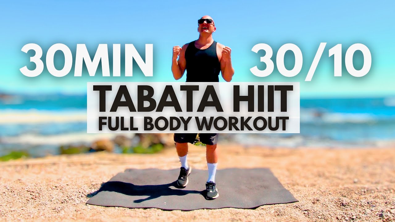 TABATA HIIT 30 MIN / NO REPEAT / FULL BODY WORKOUT / TABATA 30/10