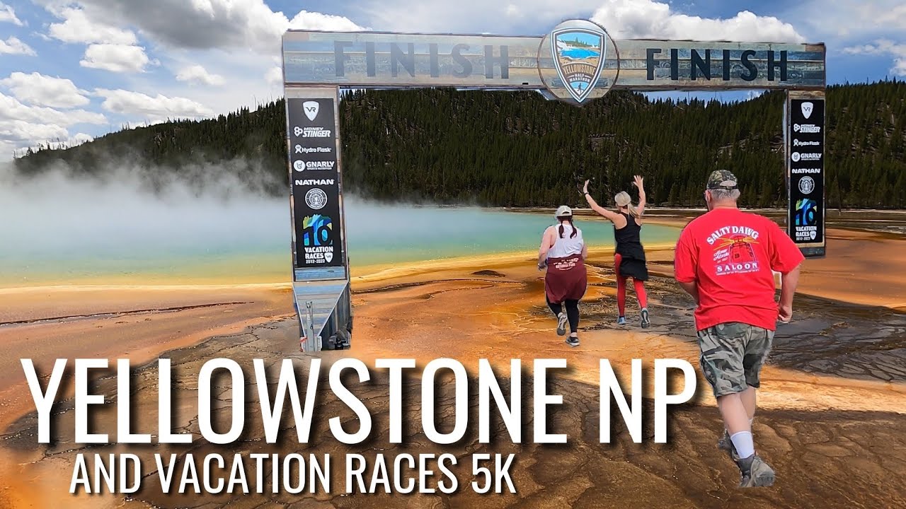 Visiting Yellowstone National Park: Old Faithful, Grand Prismatic Spring and family 5K