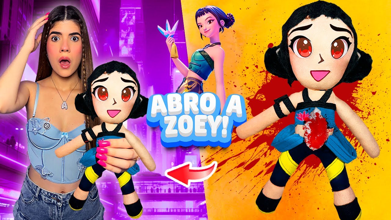 ABRÍ un PELUCHE de ZOEY de las GUERRERAS KPOP y descubrí algo sobre BABY SAJA🔥😰 | Ani Cat😻