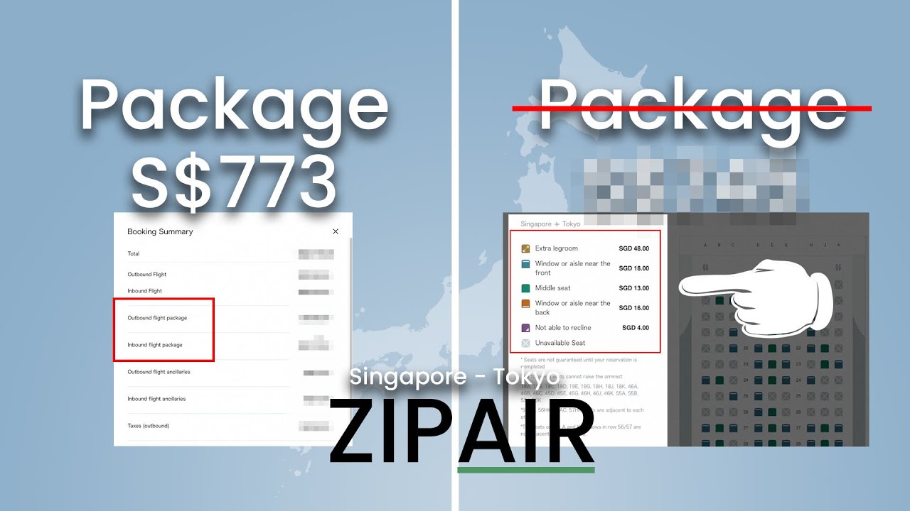 Процесс бронирования авиабилетов Japan ZIPAIR &mdash; пакетный и непакетный