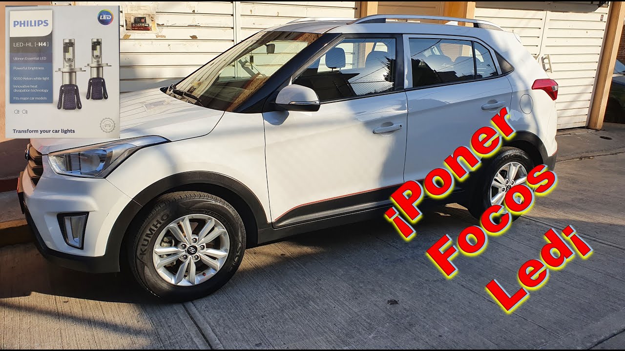 Poner focos led a Hyundai Creta