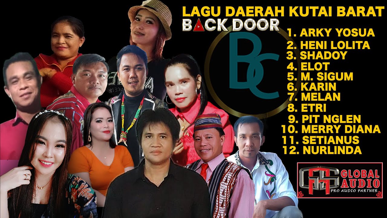 Rijoq, Musik, Kumpulan Lagu Daerah Kutai Barat