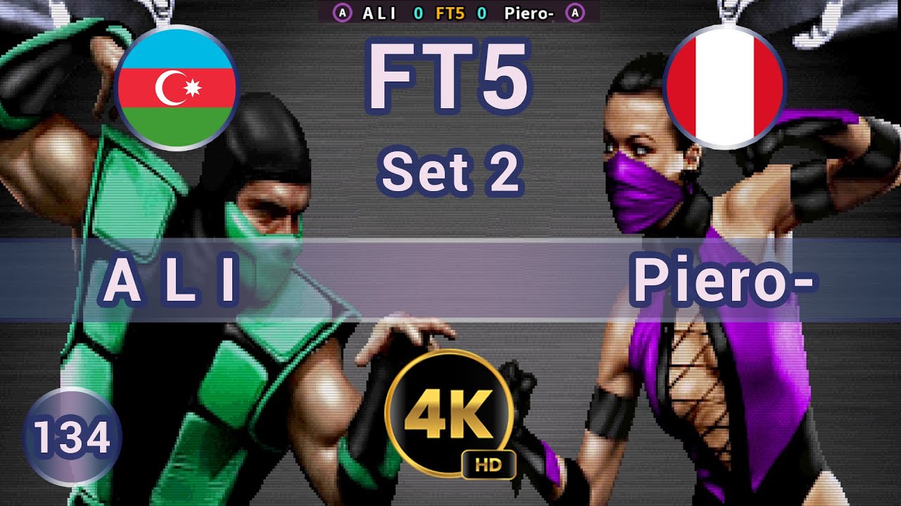 UMK3 - 🇦🇿 A L I vs Piero- 🇵🇪 FT5 2nd SET / 4K 60 FPS #umk3 #ultimatemortalkombat3 #t99h #fightcade