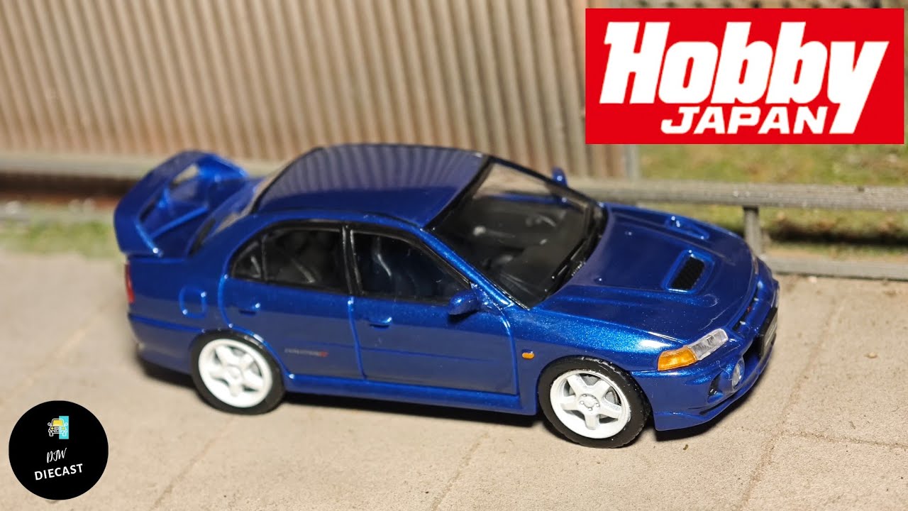 Mitsubishi Lancer GSR Evolution IV by Hobby Japan 1/64 | UNBOXING and REVIEW