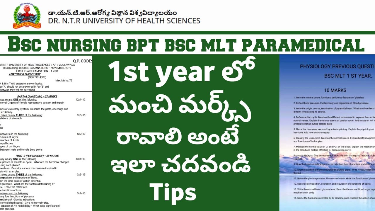 DR NTR UNIVERSITY 2023 Important Questions DR YSR UNIVERSITY 2023 LATEST