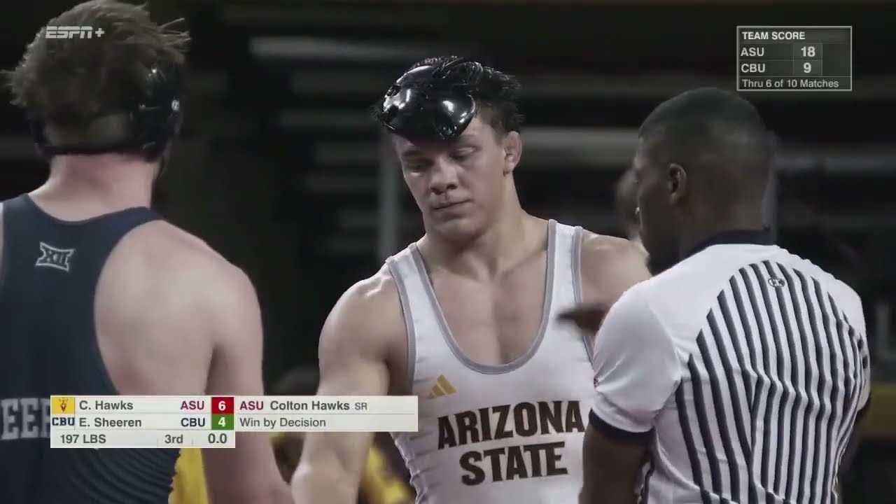 Colton Hawks vs. Eli Sheeren (197lbs) FULL MATCH | 2025-26 Big 12 Wrestling