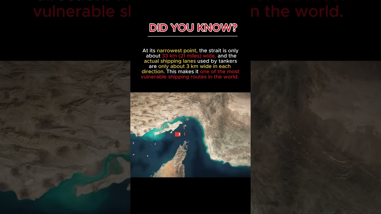 Why the Strait of Hormuz Is One of the Most Danger #shorts
