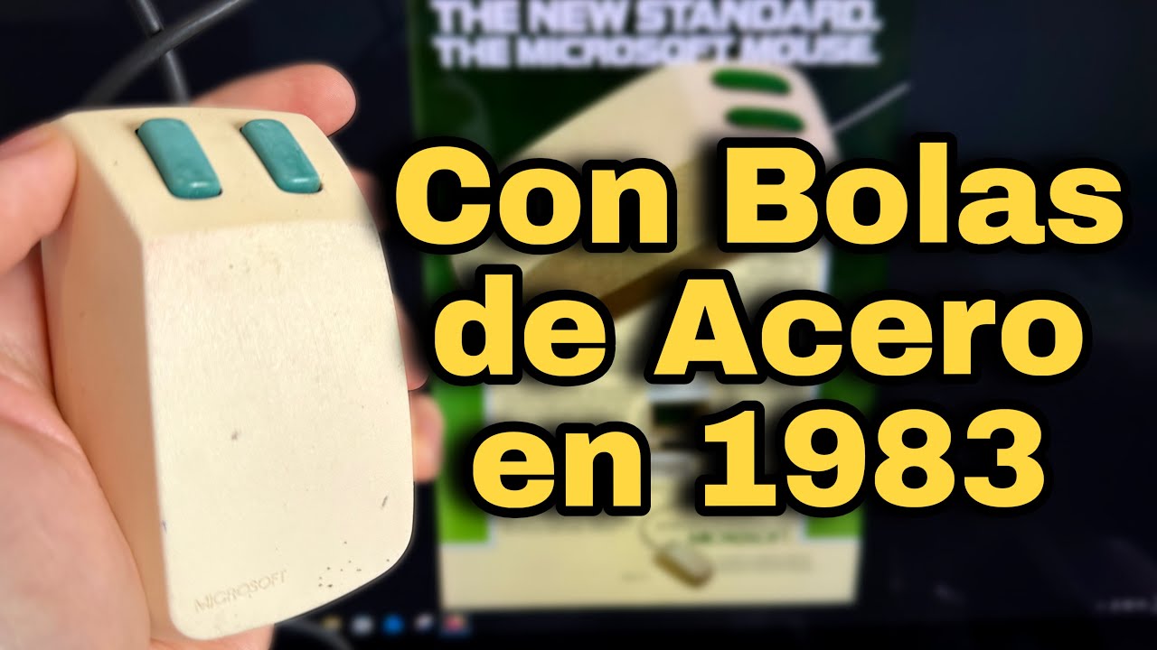 El primer mouse de Microsoft (1983): El “ratón de ojos verdes” que cambió la informática