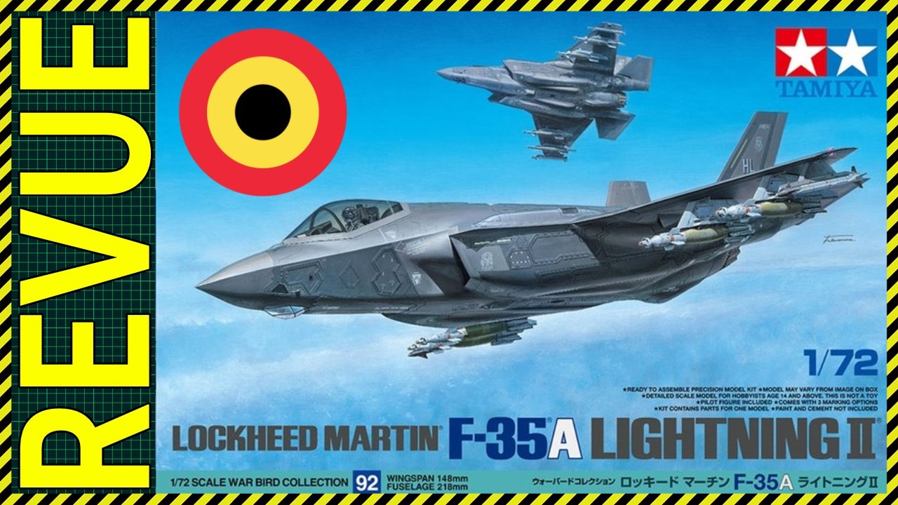 ▶️ Revue 4K: F-35A Tamiya 1/72 + Décals Passion132