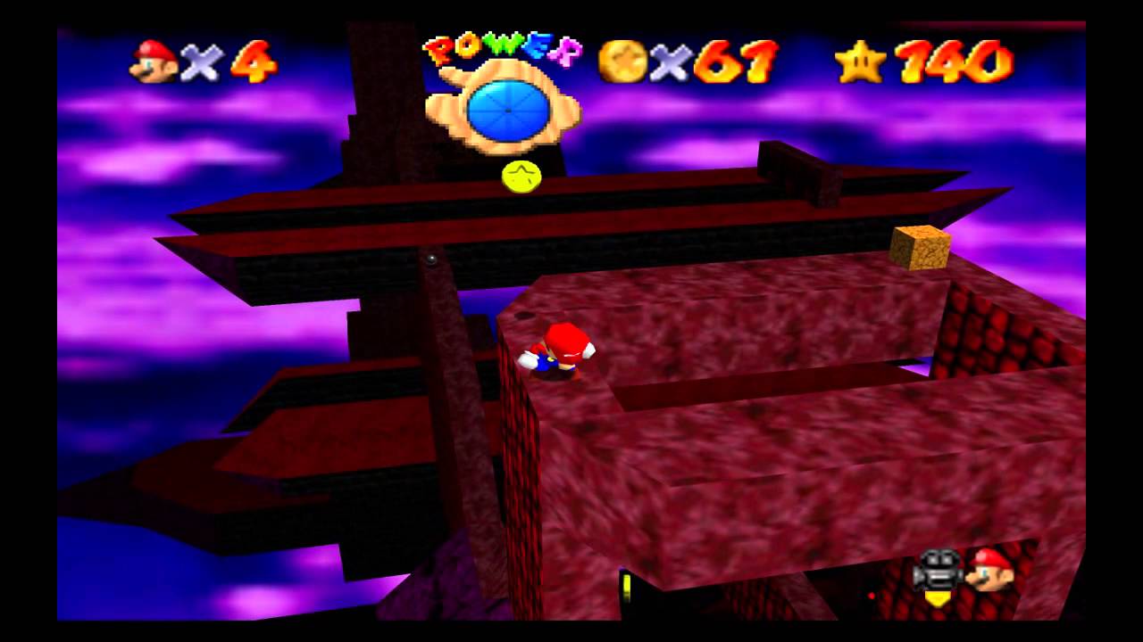 Super Mario 74 Extreme Edition - (15) Crudelo Sphere - 100 coins [No Save States]