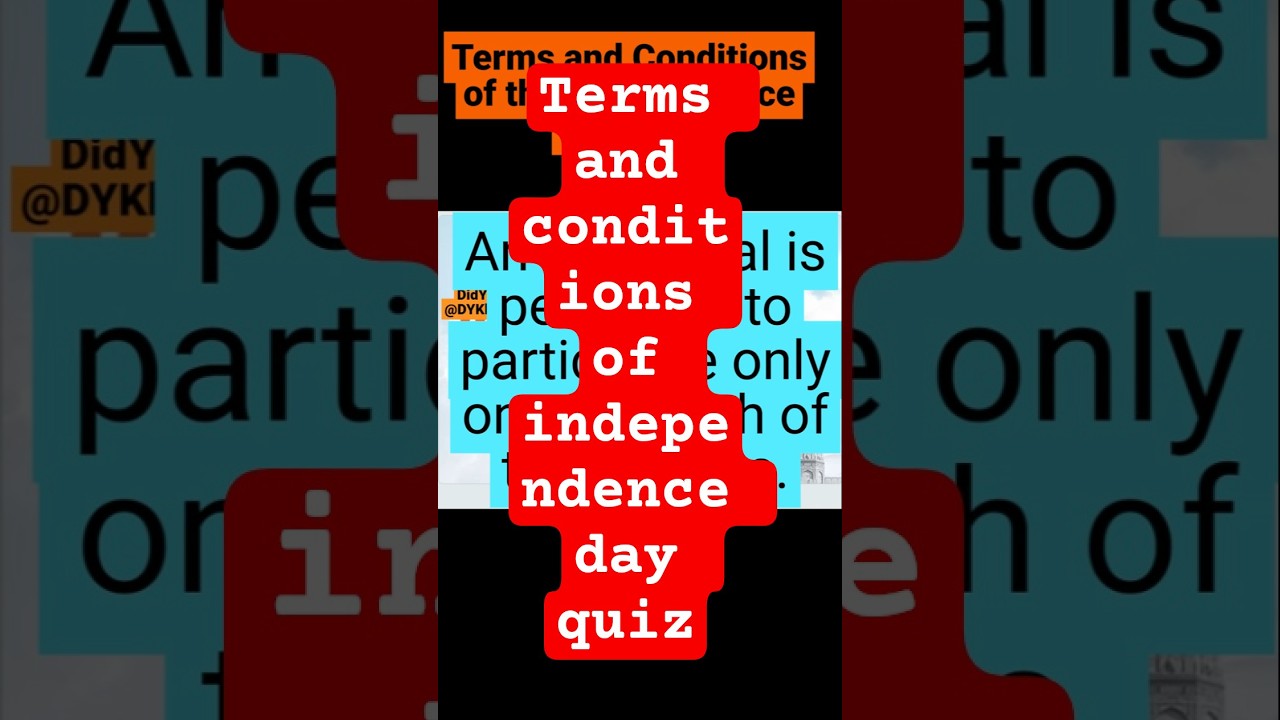 Rules You MUST Know for the Independence Day Quiz 2025! | For Senior Citizens 🇮🇳 