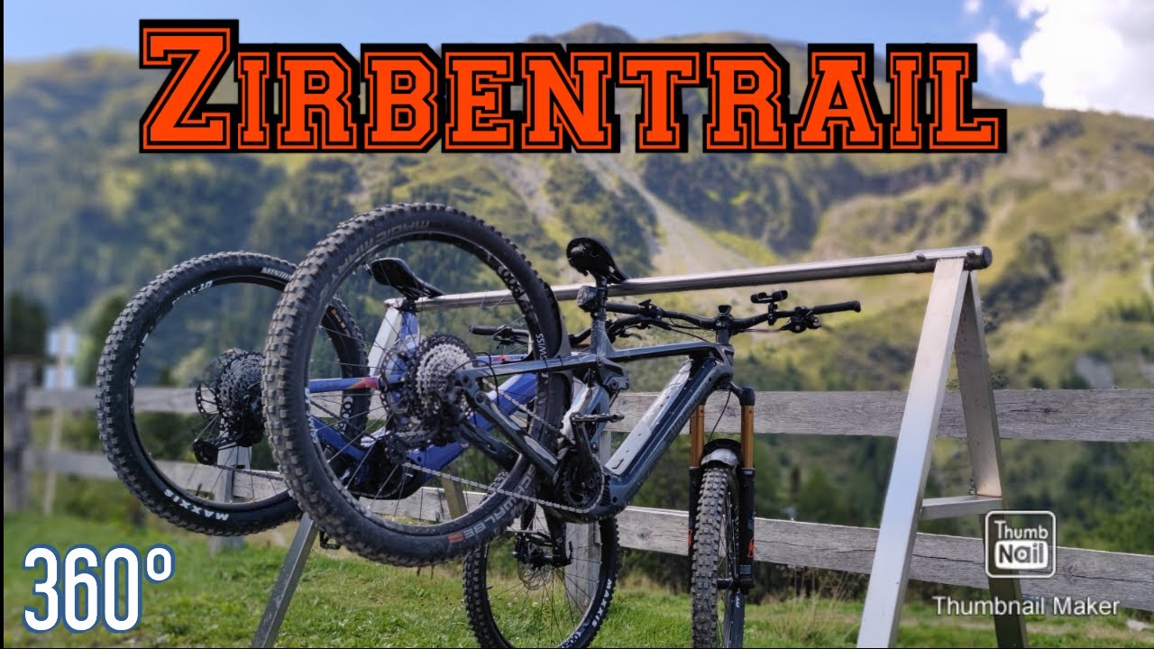 Zirbentrail 7083 Serfaus Fiss Ladis 08/23 360&deg; View Bikepark Singletrail