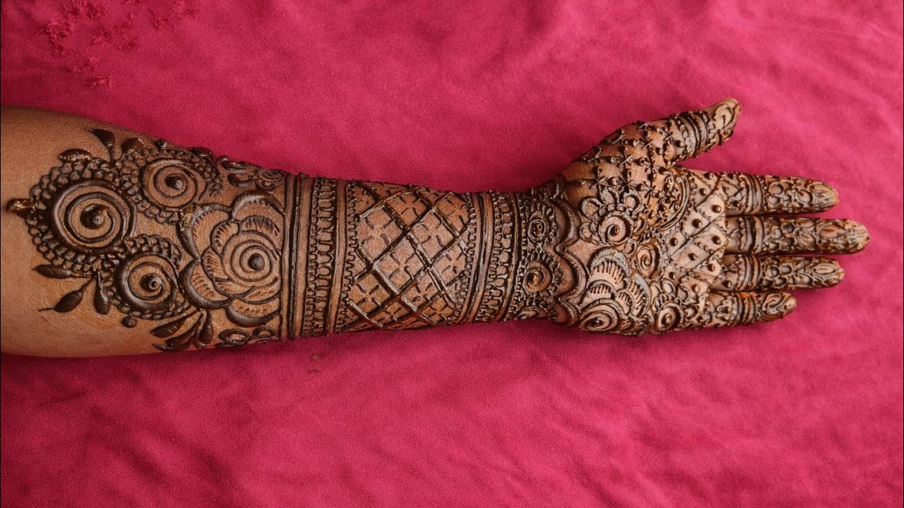 Full hand beautiful bridal mehndi design| Easy mehndi design| Mehndi ka design||..