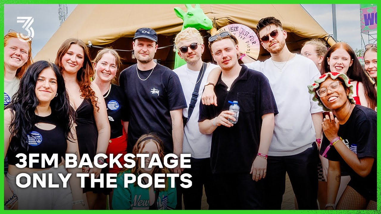 Fans mogen Only The Poets backstage op Pinkpop ontmoeten | NPO 3FM