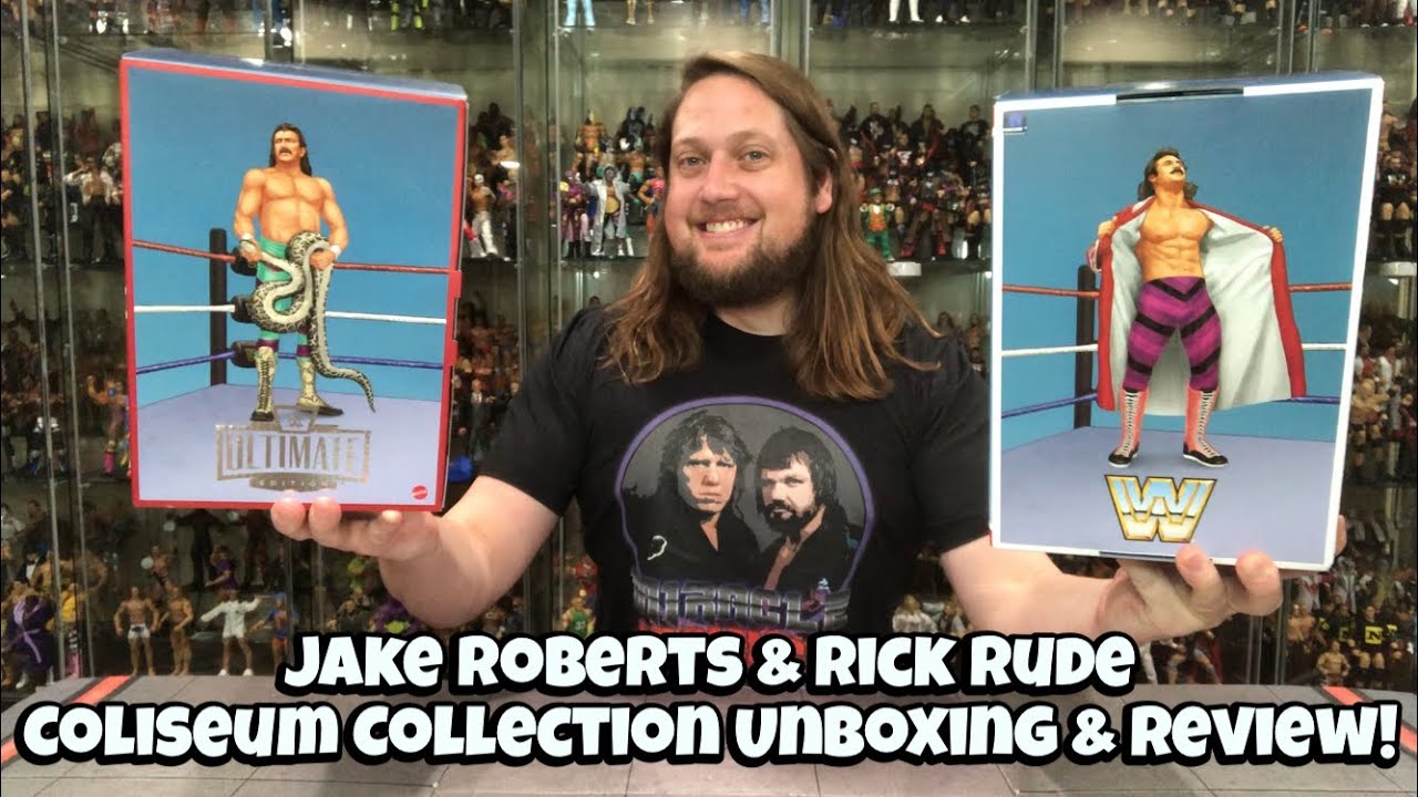 Jake Roberts & Rick Rude WWE Mattel Coliseum Collection Unboxing & Review!