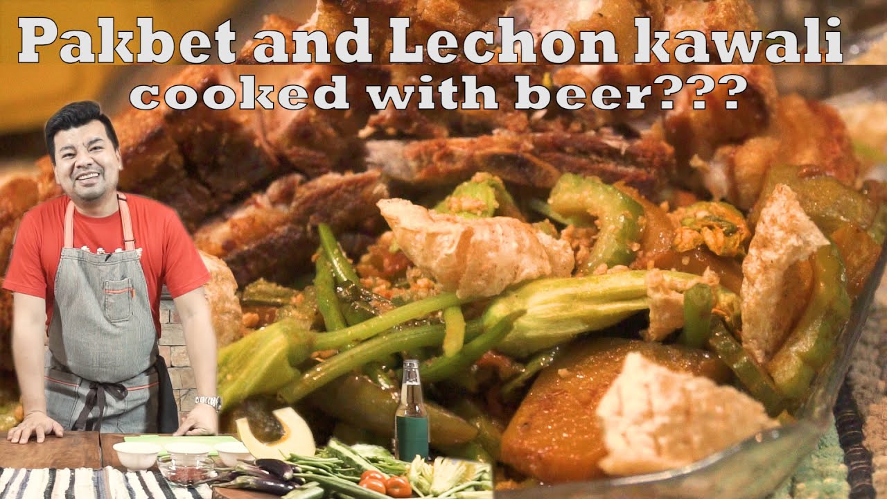 Lechon Kawali topped on Pakbet | Gino Gonzalez