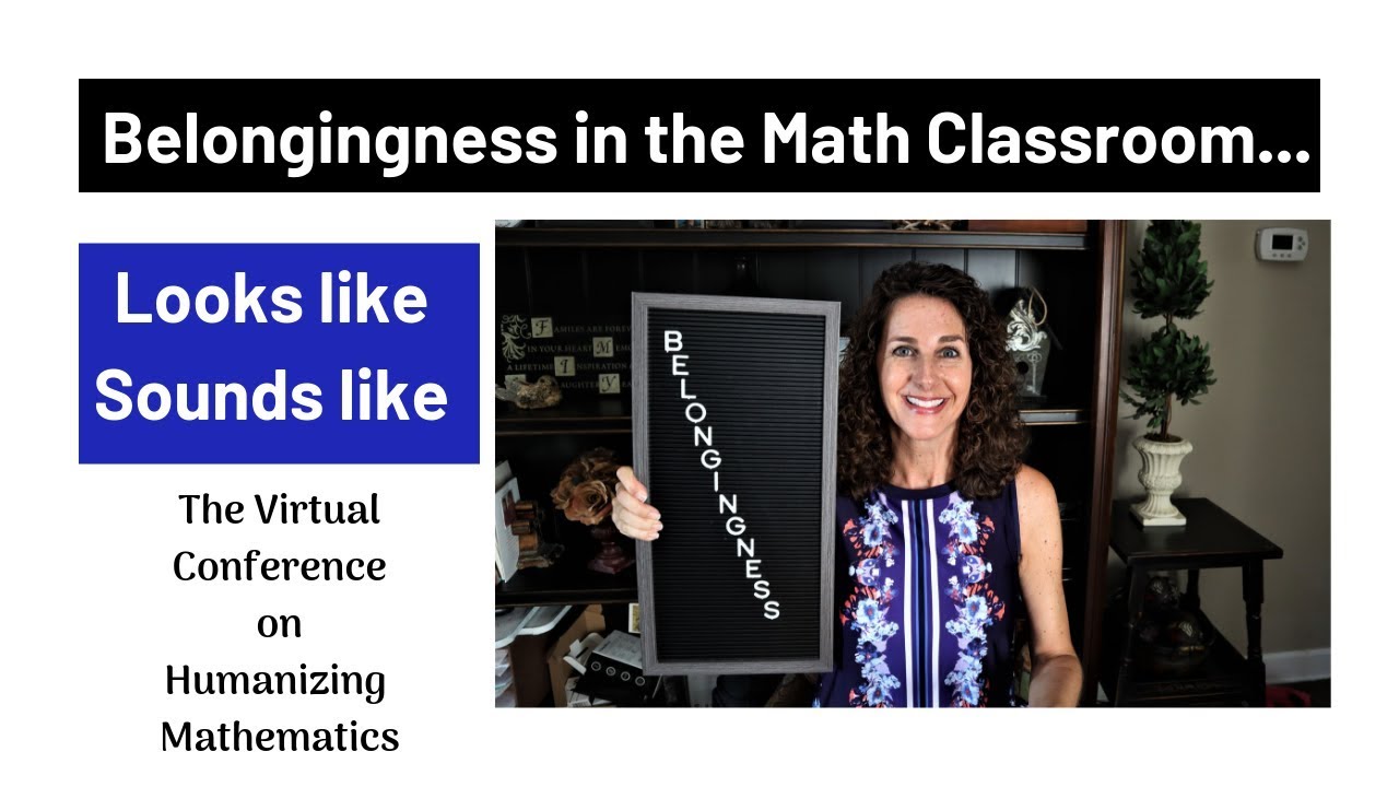 Belongingness in the Math Classroom | #VConHM |Teacher Vlog