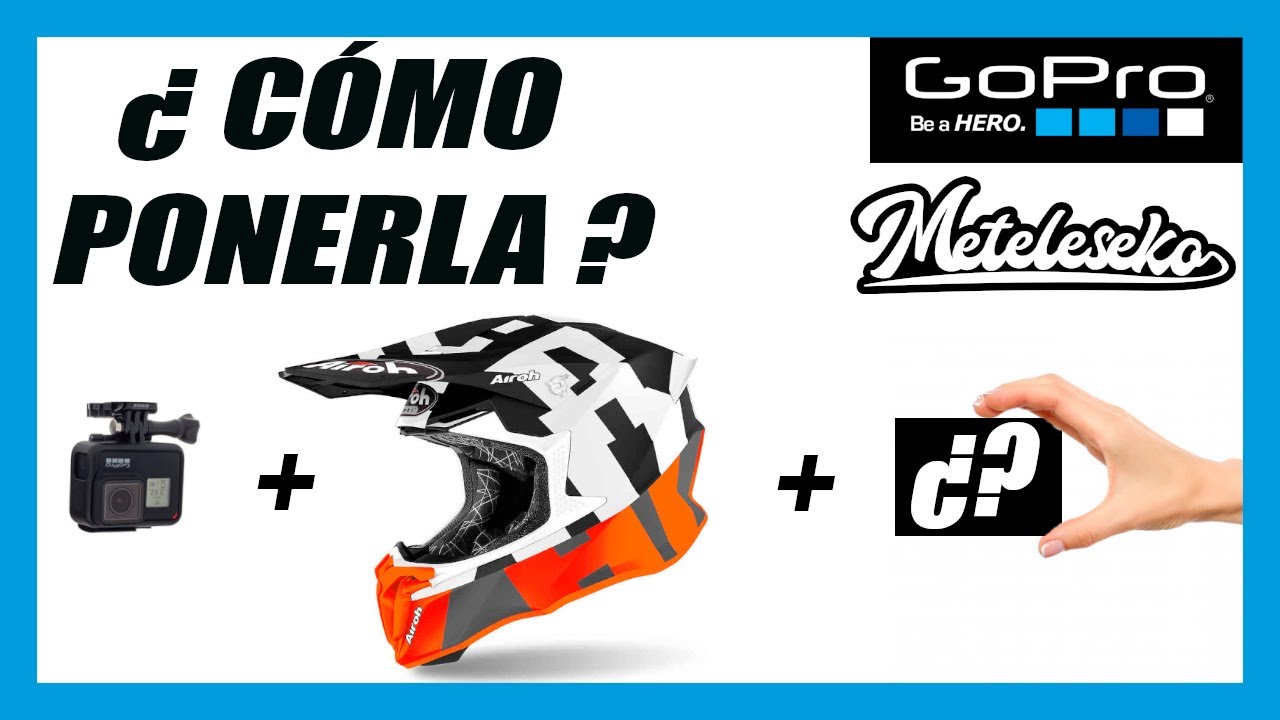 🛠Go Pro: COMO PONER CAMARA EN CASCO + TRUCO PARA LAVAR MOTO DE ENDURO