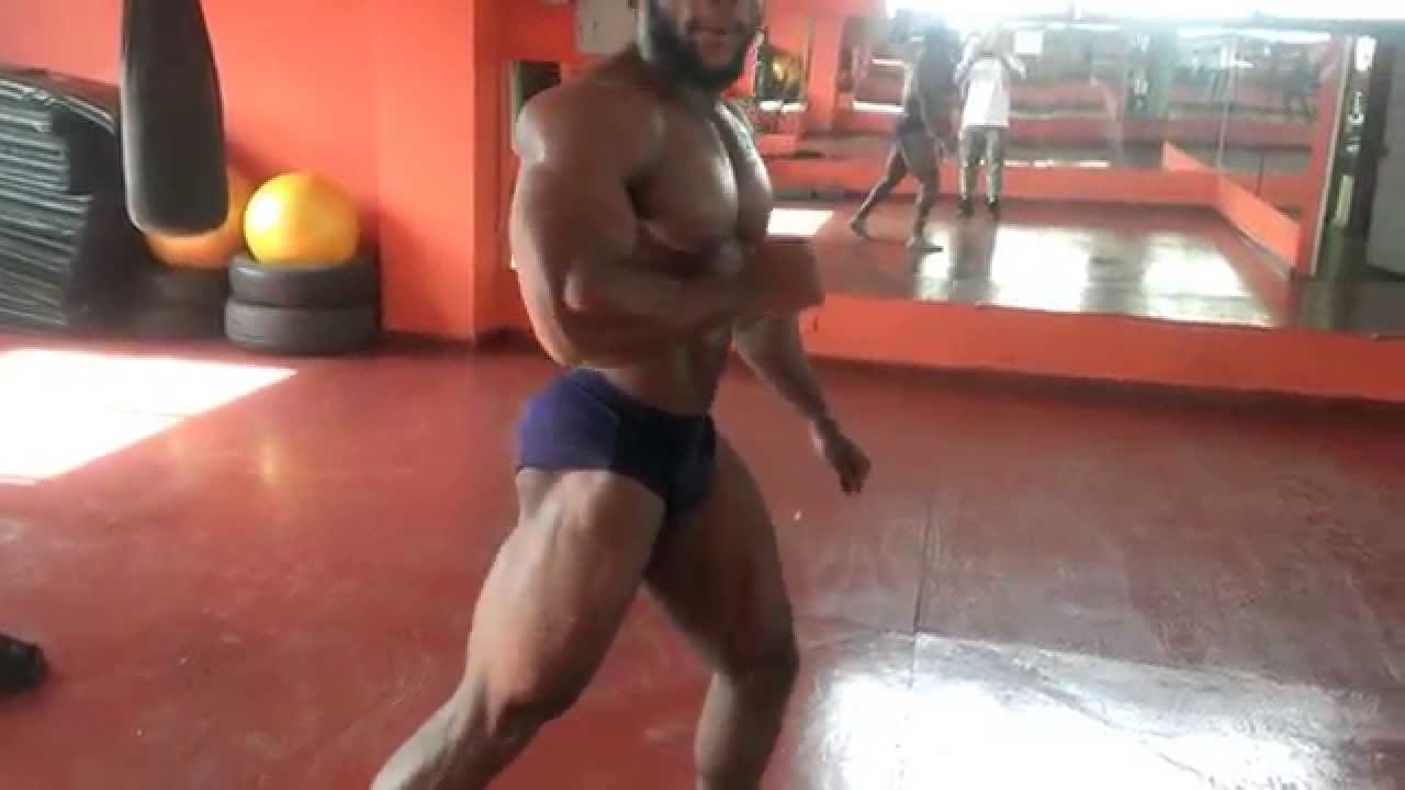how to practice bodybuilding pose ( haitian bodybuilding with lionbody)