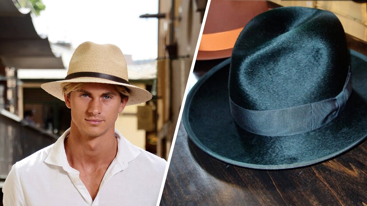 Difference Between  Panama Hats and Fedora Hats | Panama Hat Vs. Fedora Hat
